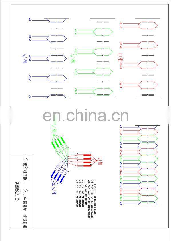 China hardware supplier 180mm winding stator and rotor for brushless dc motor