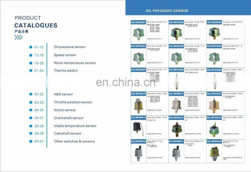 Oil Pressure Sensor for VOLVO D12 D13 OEM 20898038 21302639 20634024 21634021 21302639 20898038 21540602 20796744 20634019