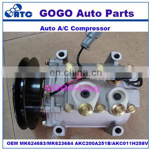 High Quality MSC90TA Air Conditioning Compressor FOR Rosa Bus 24V OEM MK624683/MK623684/AKC200A251B/ AKC011H258V