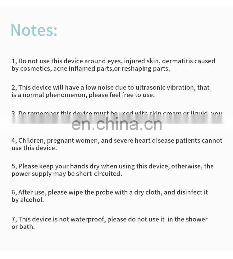 Mini skin scrubber facial ultrasonic scaler for beauty