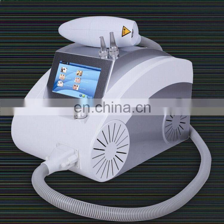 Portable 1064nm 532nm Nd Yag Laser Machine For Tattoo Removal /Eyebrow Removal
