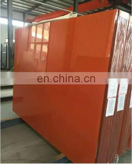 8mm clear toughened glass with polished edge