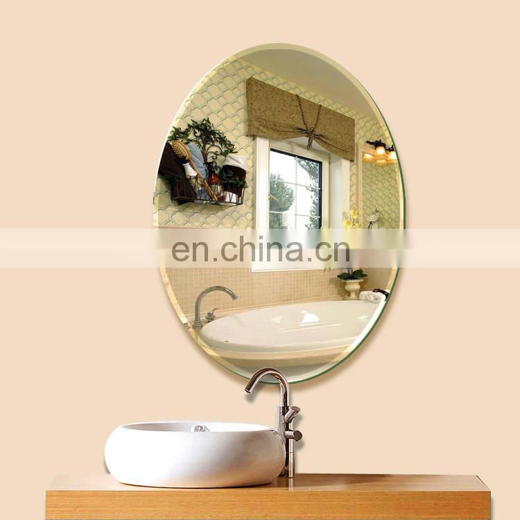 6mm bathroom mirror glass with beveled edge
