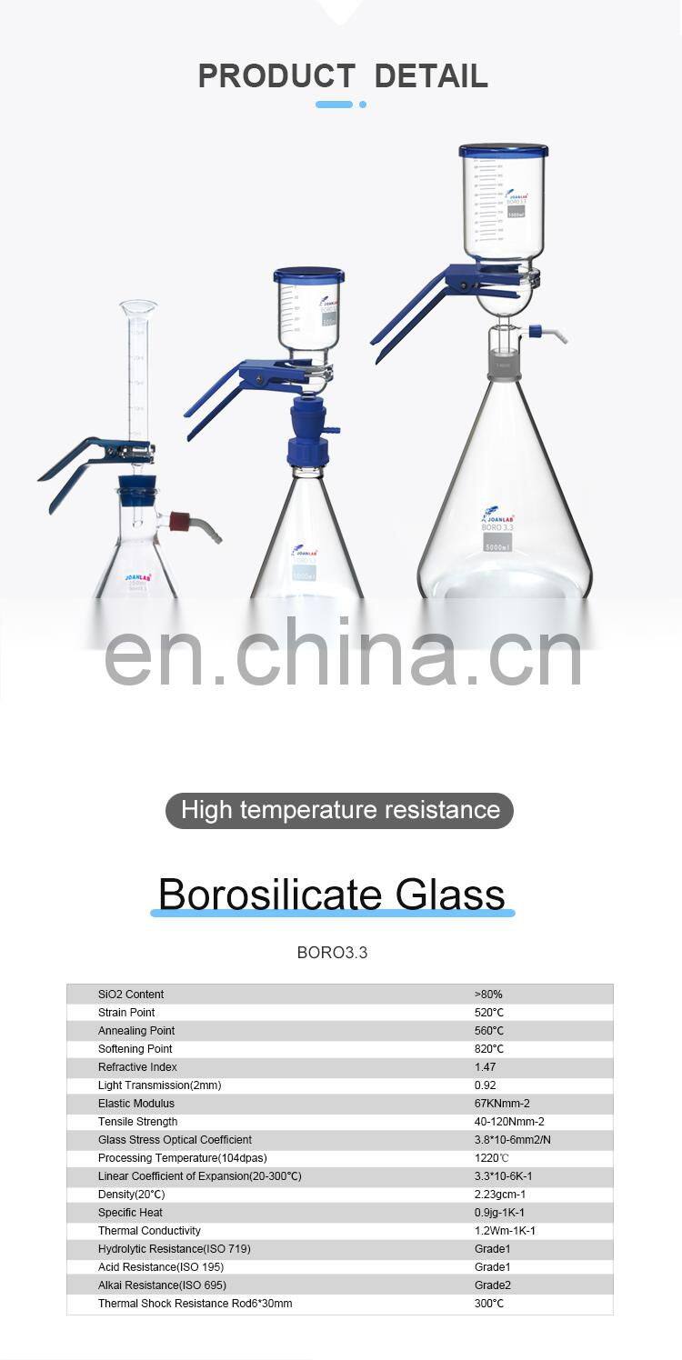 JOAN Laboratory Equipment 500ml Membrane Filter Filtration Set