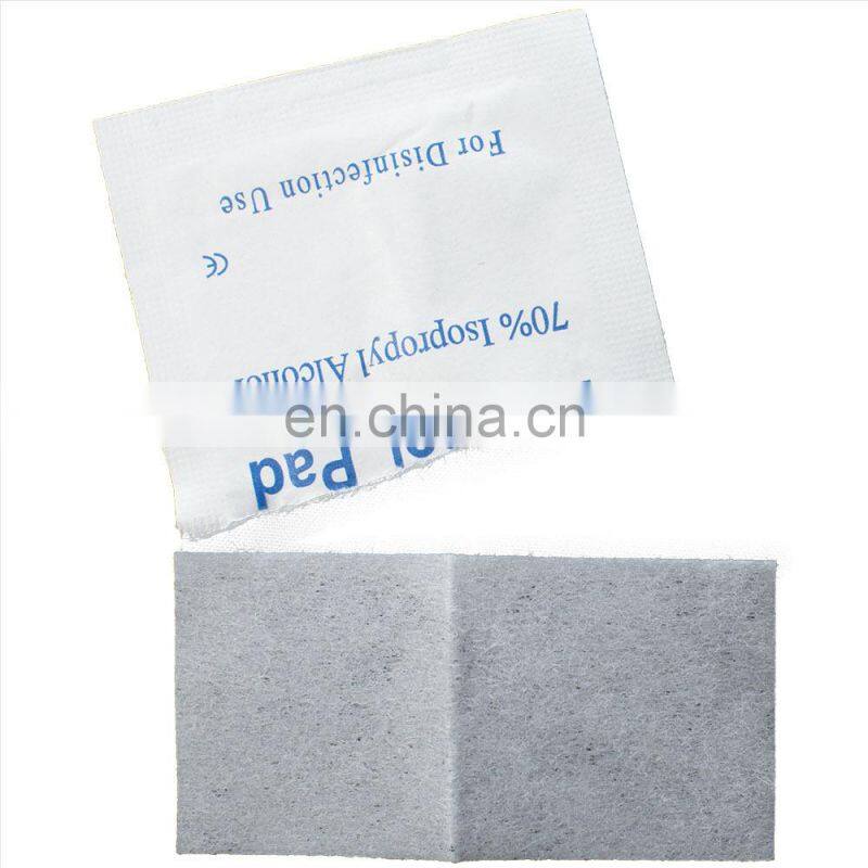 100pcs/box Disposable Alcohol Cotton Pad 6*3cm Medical Alcohol Swab Wipes Piece Antibacterial Skin Cleaning Care First Aid