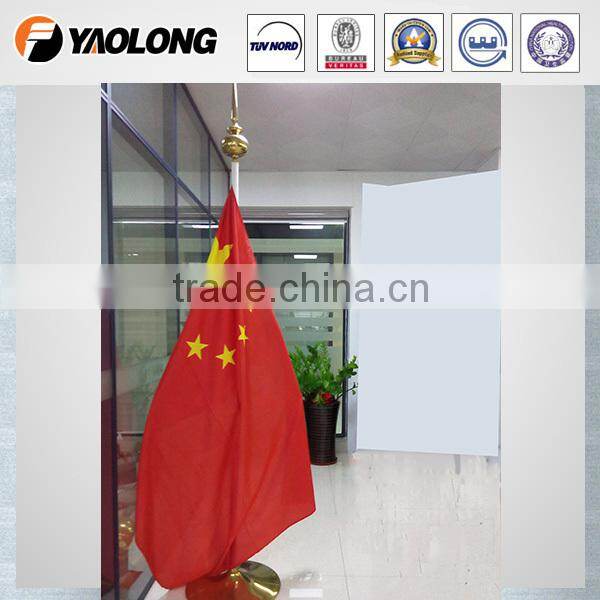 3m gold titanium indoor office flag pole