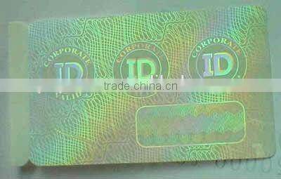 High quality custom 3 d holographic anti-counterfeiting labels/highly secure custom holographic stickers