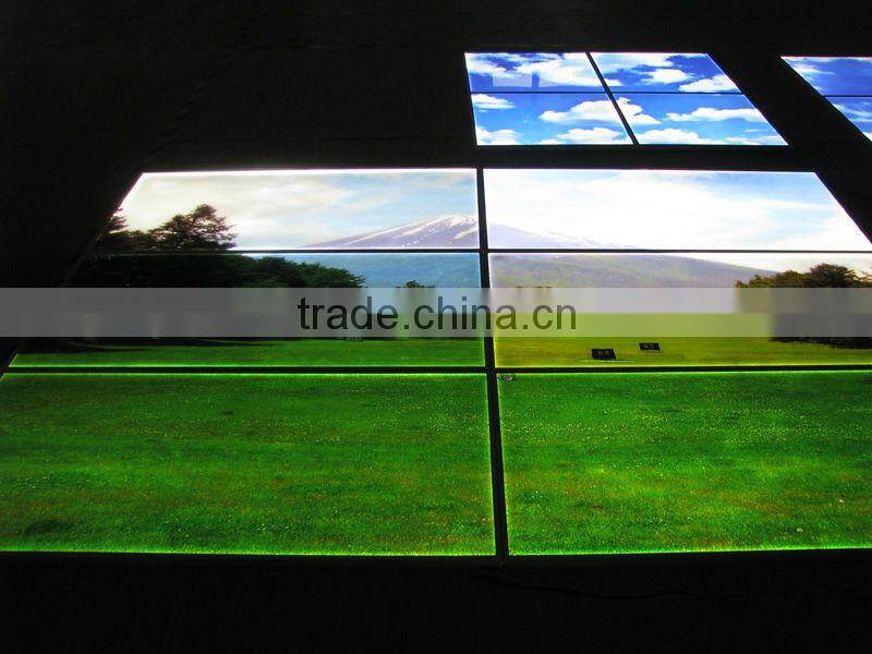 2X3,1200*600 mountain image Illuminating LED wall panel