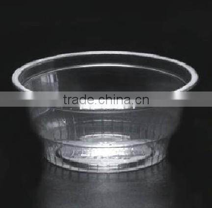 Clear PET material plastic lid with diameter 95mm, "T" shape lid for cold beverage cups DT95