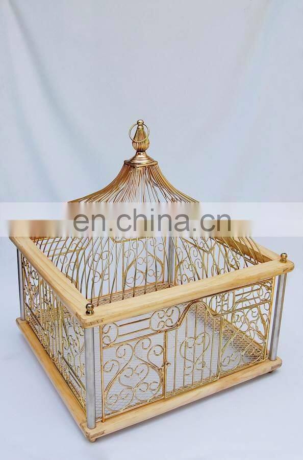 copper antique metal handmade bird cage
