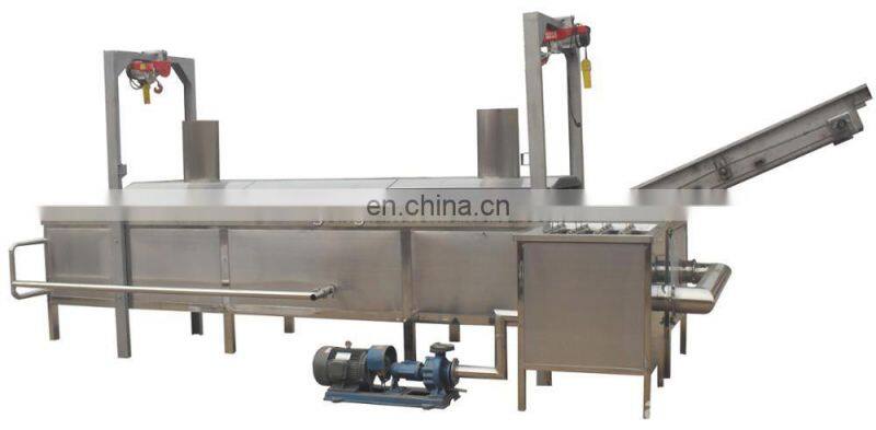 Automatic commercial nuts frying machine auto industrial ground nut peas corn gas electric batch oil fryer cheap price for sale