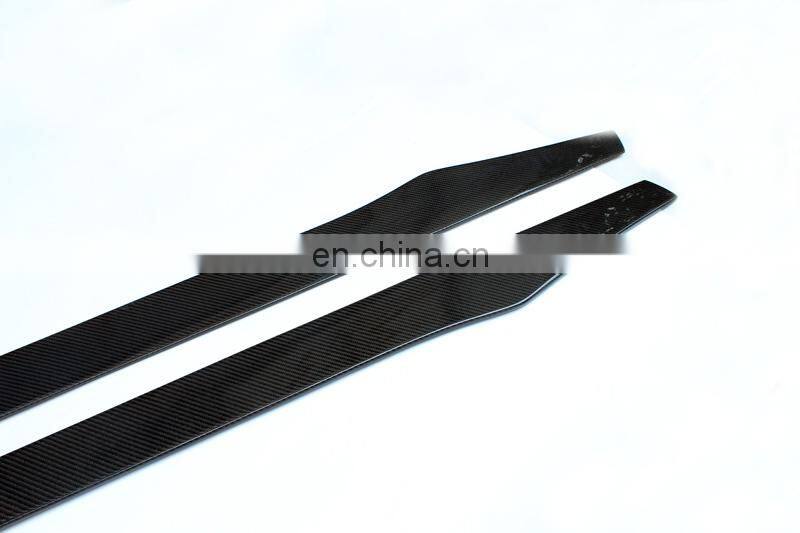 215CM carbon fiber side skirts extension for BMW 3 4 5 6 series F30 F32 F33 F10 F12 F13 universal side skirts