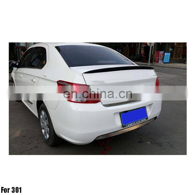 ABS Primer Painted Back Trunk lip wing For 301 Rear spoiler