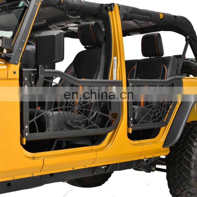 Off road parts Half Tube doors for Jeep wrangler JK 07+ Steel half 4 doors for Jeep accessories from Maiker