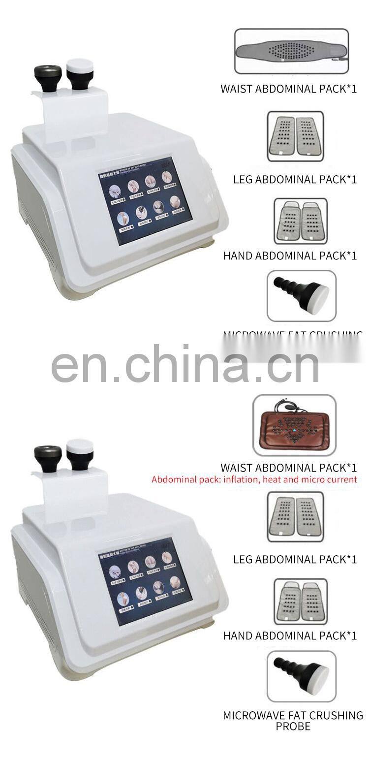 Professional RF+Vacuum Lifting Firming Skin Body Shaping Instrument Cupping Therapy Weight Loss Body Slimming Machine