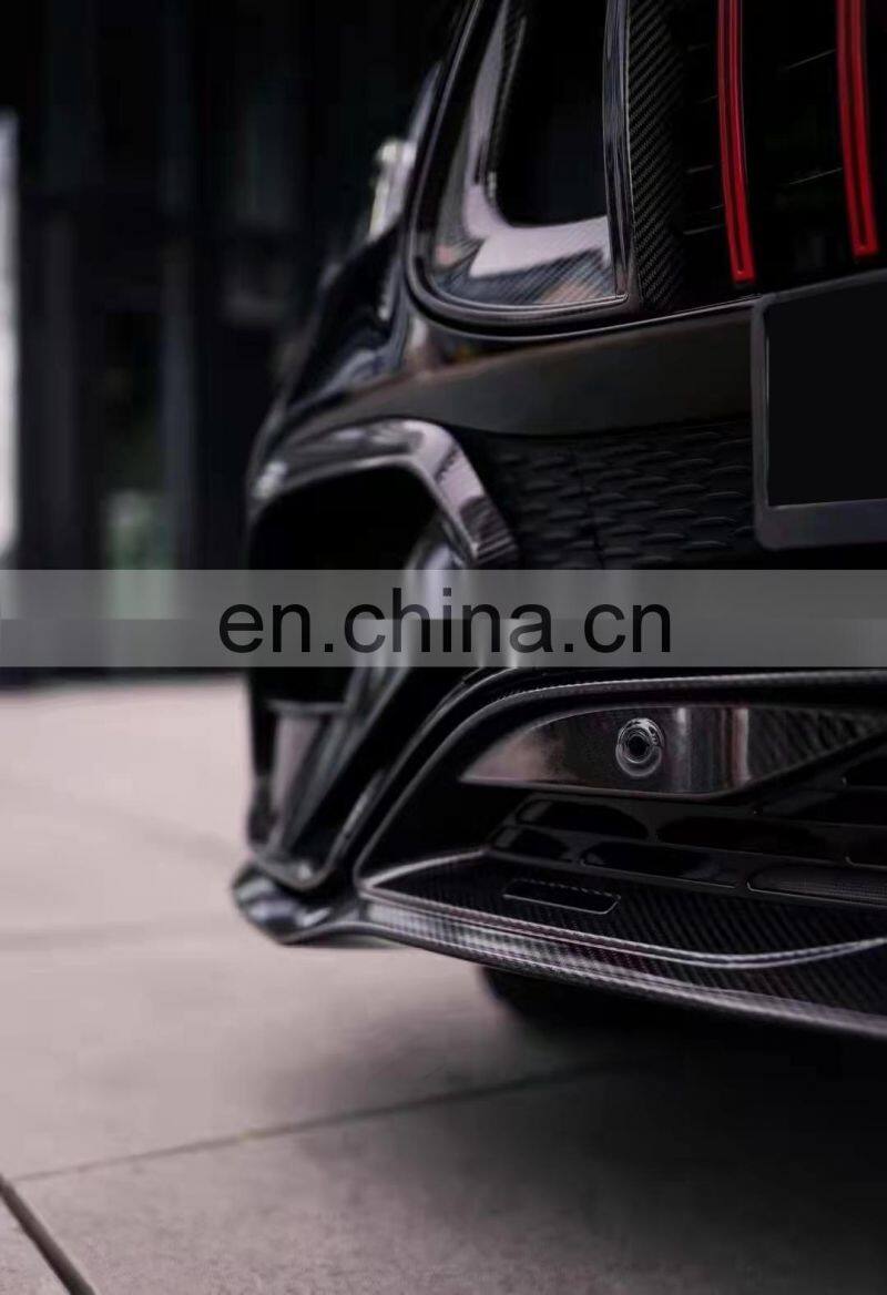 Runde Bar-bus Kit For Mercedes-Benz GLE W167 Upgrade B 800 Style Carbon Fiber Body Kit Front Lip Grille Wheel Eyebrow Side Skirt