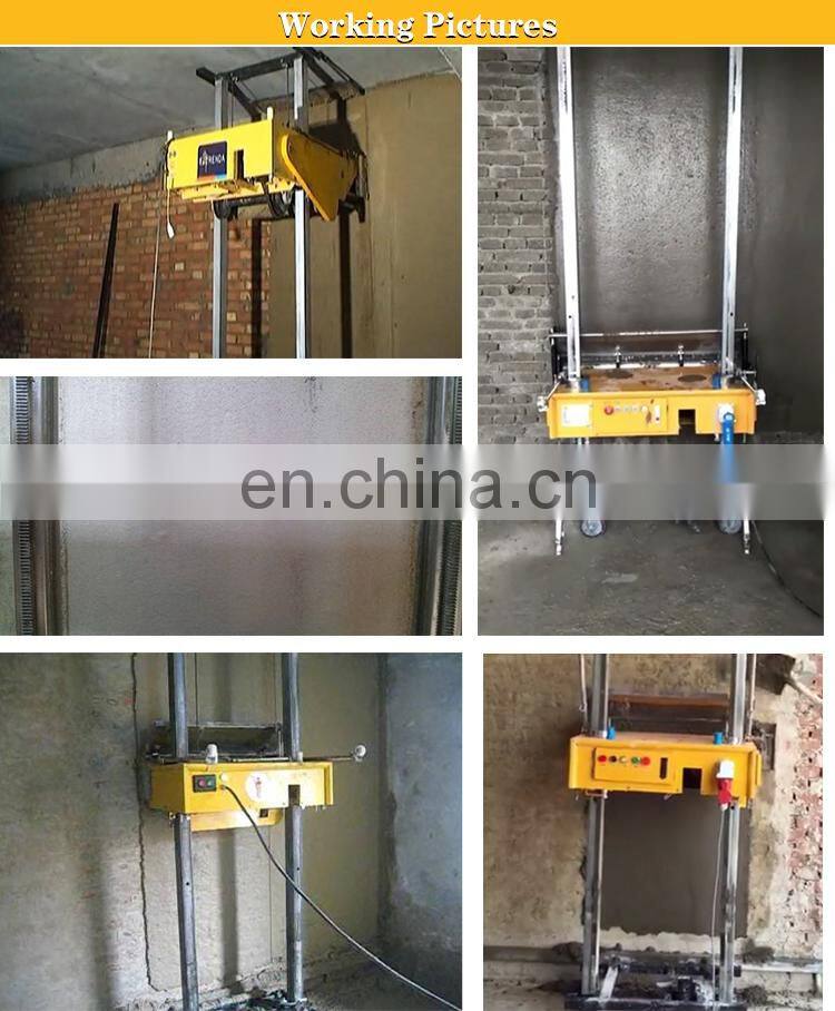 Multifunctional automatic wall mortar plaster plastering machine price for wall