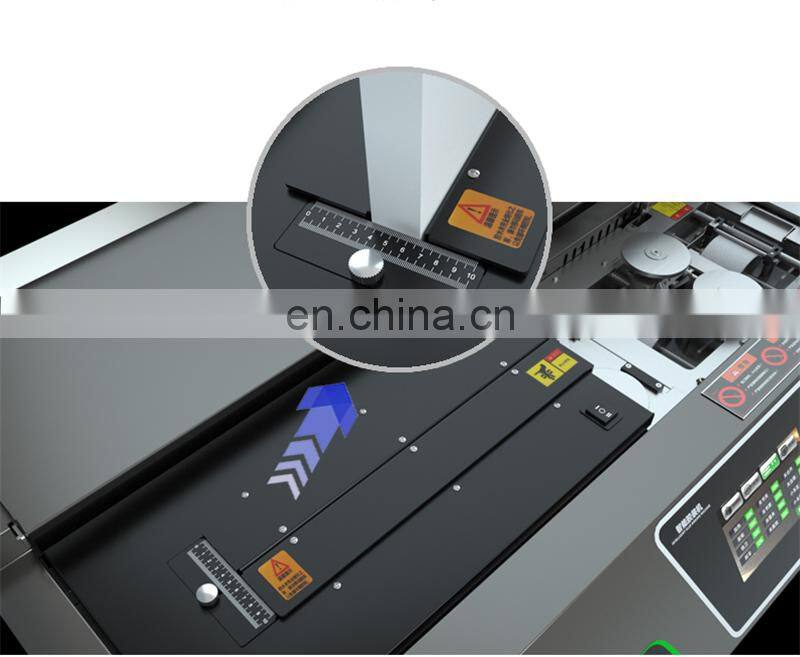 UK5 semi automatic Hot thermal glue spine book binder, hotmelt eva glue notebook binding machine