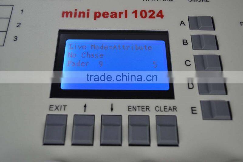 victop stage light console 1024 mini pearl controling