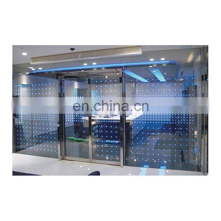 Decorative Wall Paritition Lighting LED Glass Display