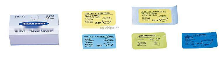 Best selling different material disposable polylactic acid surgical suture