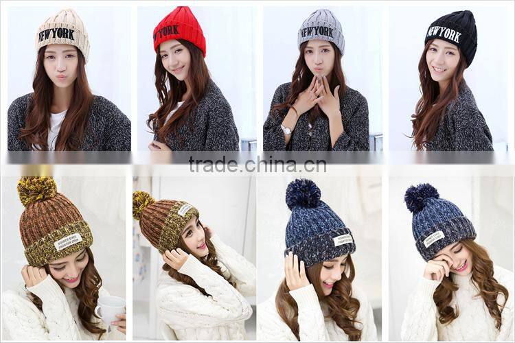 2015 fashion cheap knitted red mittens