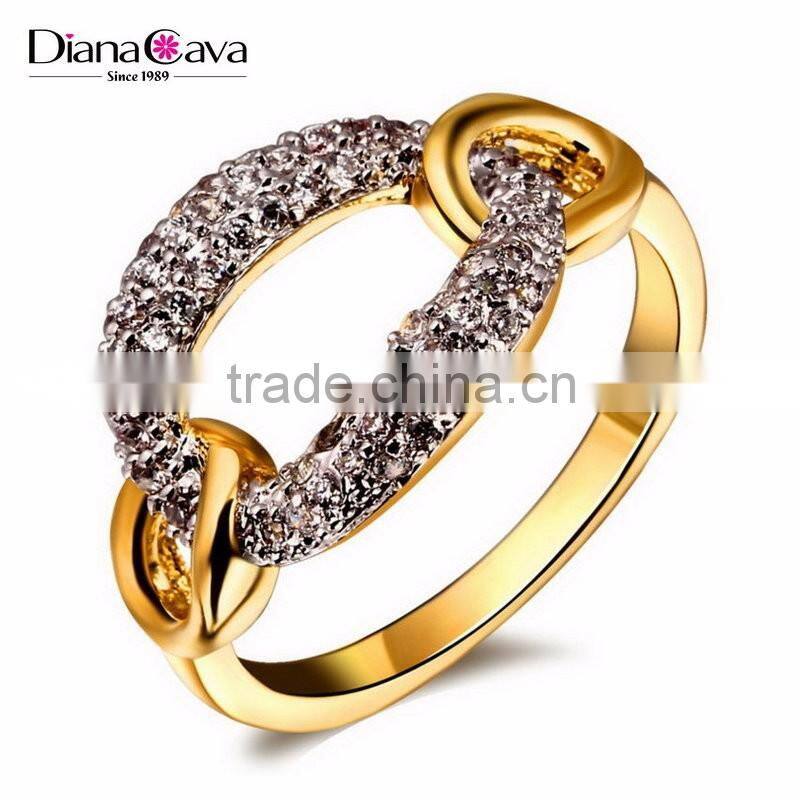 Top Quality Dongguan Factory White Gold Plated CZ Simple Fashion Jewelry Nice Ring