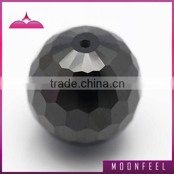 pear checkerboard cut colored cz gemstone