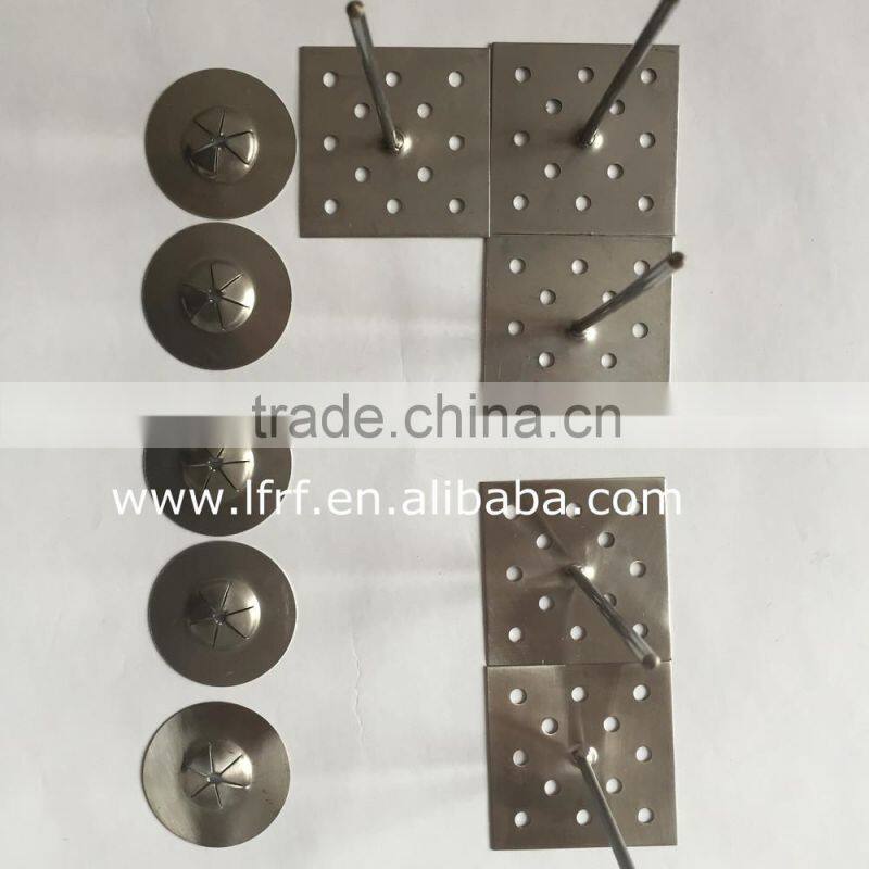 china fastener manufacturer supply perforated aluminum heat insulation nail/ insulation pin RF-MI-80