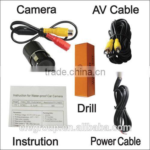 Cmos car front view camera Waterproof and Easy install