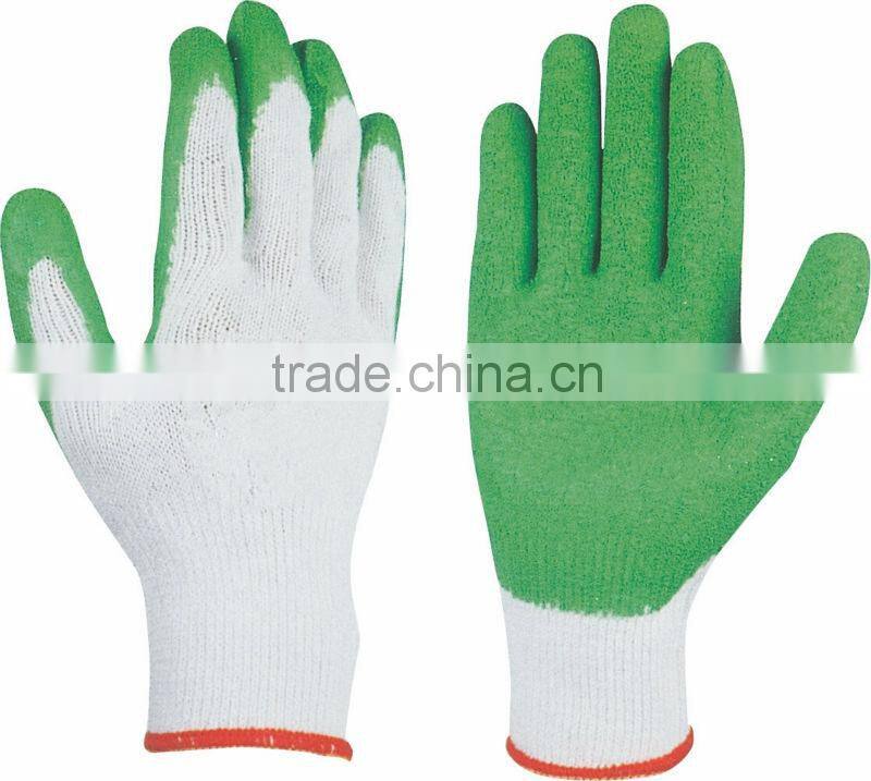 Anti-skidding coated latex gloves price