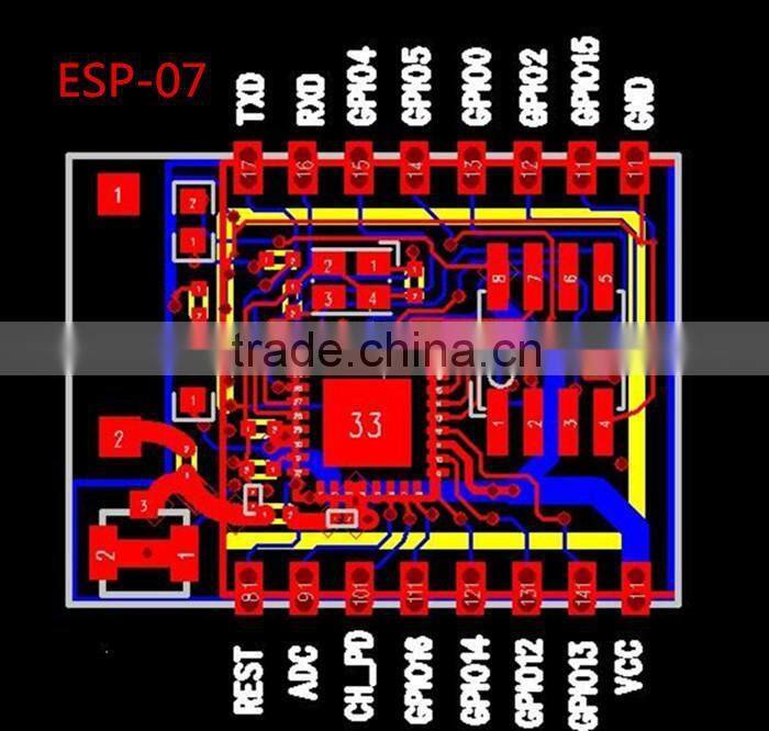(hot sale)remote wireless control WIF module ESP8266 ESP-07