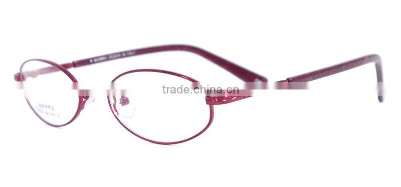 Full-rim metal oval new model fancy reading eyewear optical glasses frame from china
