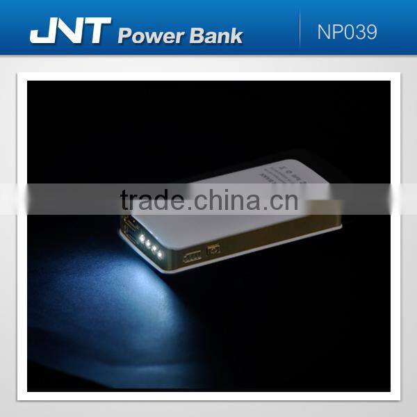 High capacity commonly 5400/6000/6600/7800/8400mAh manual for power bank battery charger