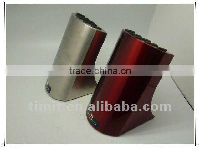 6pcs stainless steel solid handle good quality kitchen color knife