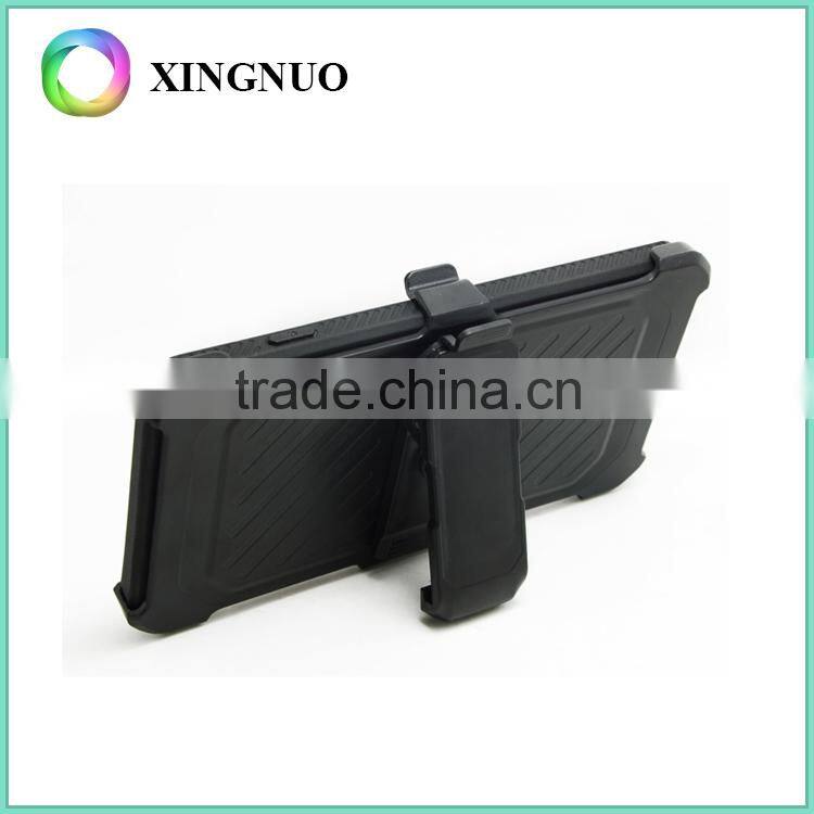 Rugged Armor Case With Kickstand and Locking Belt Swivel Clip Holster Cover for iPhone 6