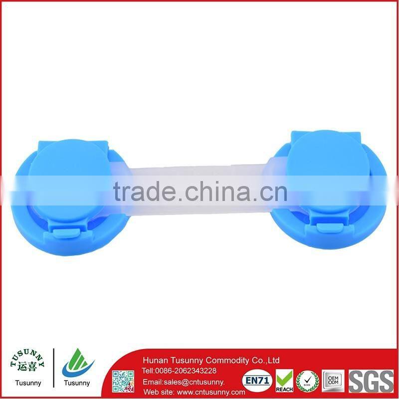 Baby safety sliding doors locks small plastic door lock