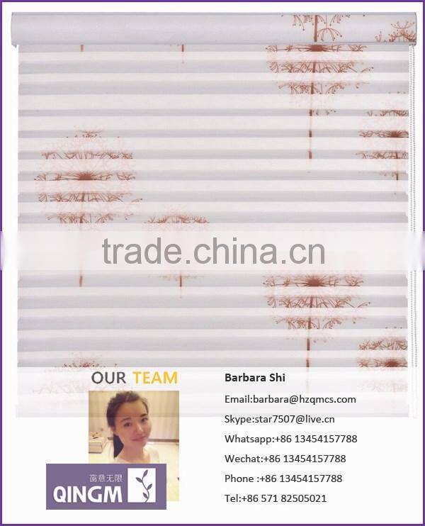 2016 latest design printing shangri la blind for window blinds roller shutter
