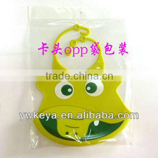 Latest design cartoon cute animal shape silicone wholesale baby bibs