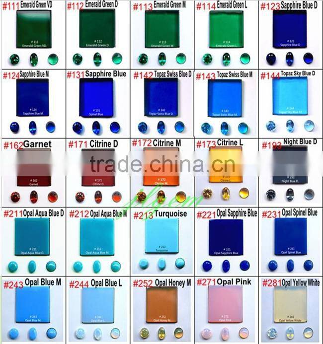 synthetic square blue sapphire Nano Spinel stone price