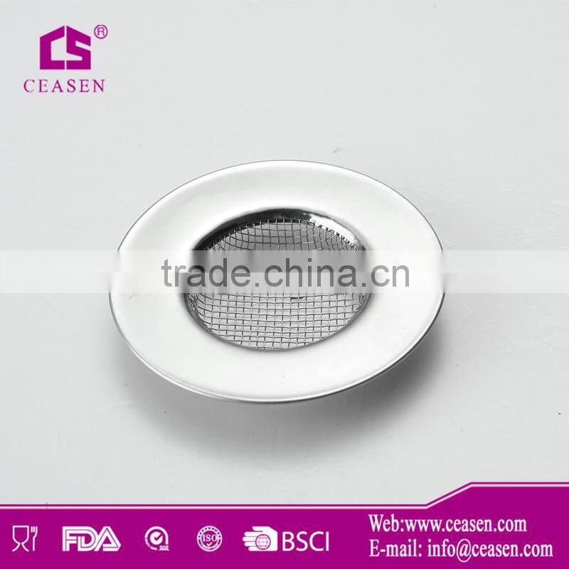 UST034 new design 2014 kitchen metal stainless steel mesh kitchen bathroom sink drain strainer