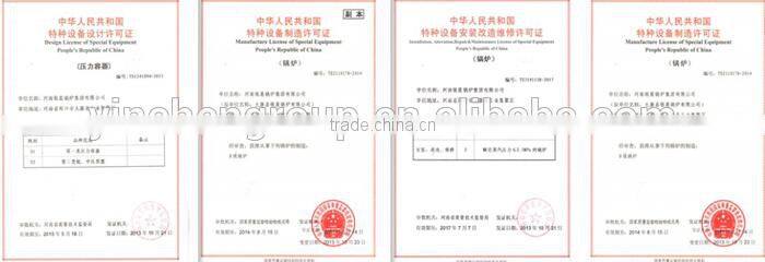 Once-through commercial gas central heating boilers european