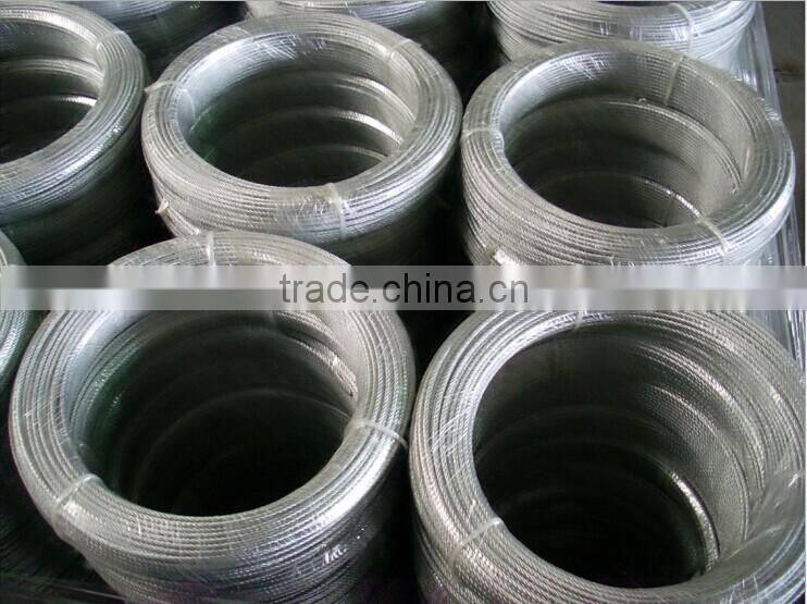 6x19+IWS 8.6mm Steel wire rope for winch