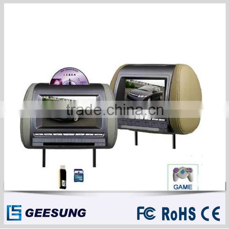 7 inch car display lcd headrest monitor