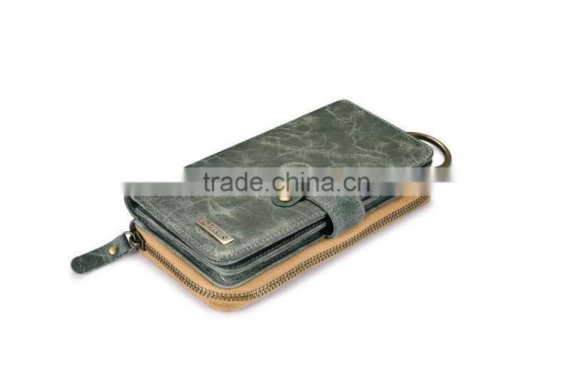 Icarer Genuine Leather Classical Clutch Wallet Bag MT-5508