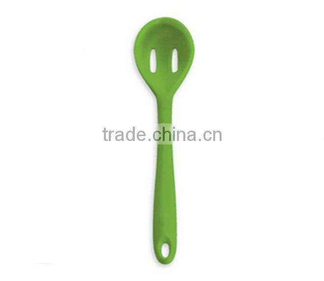 Hot Sale Colorful Food Grade Heat-Resistant Silicone slotted spoon Cooking Utensils