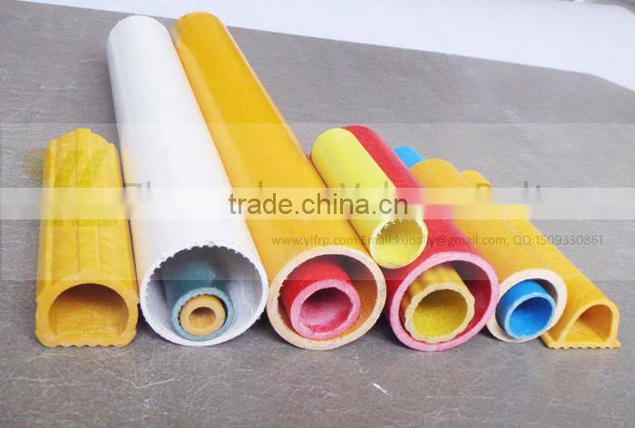 pultruded frp round tube, fiberglass composite tube