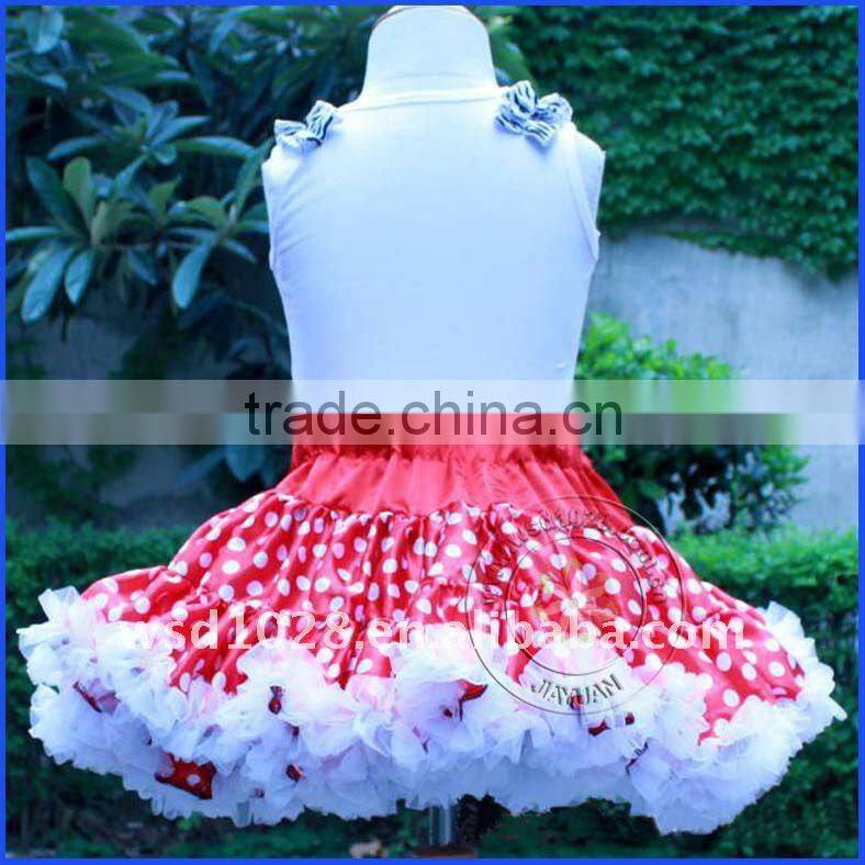 Polka dot pettiskirt