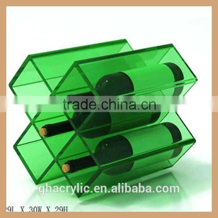 customized acrylic wine display rack