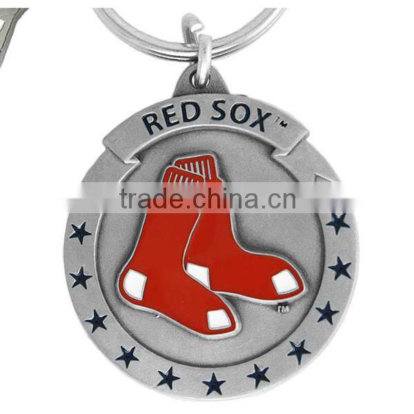 An Allan Robin Design! Silver Tone Star Key Chain "Welcome To The Team" Keyring